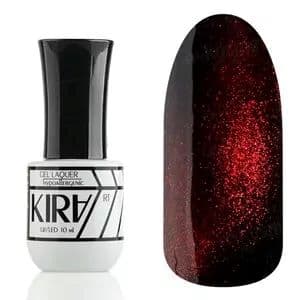 КИРА гель-лак кошачий глаз RED 002 10мл