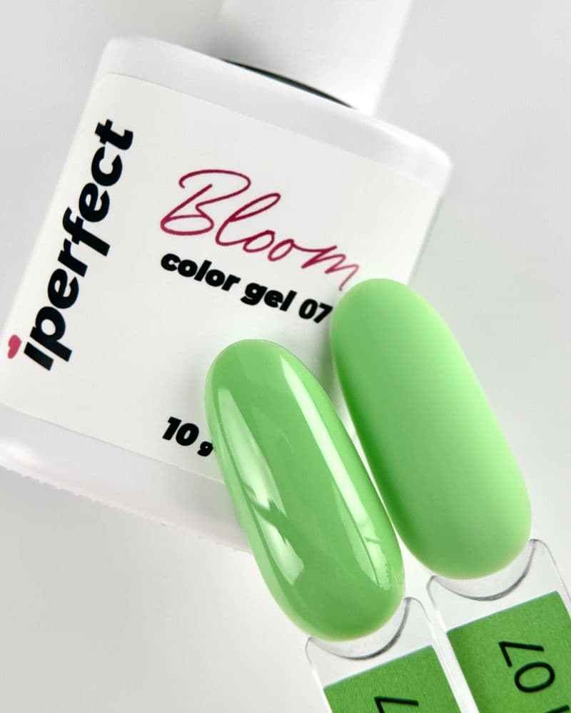 iPerfect, Bloom color gel 07 - гель-лак для ногтей, 10гр флакон с кистью