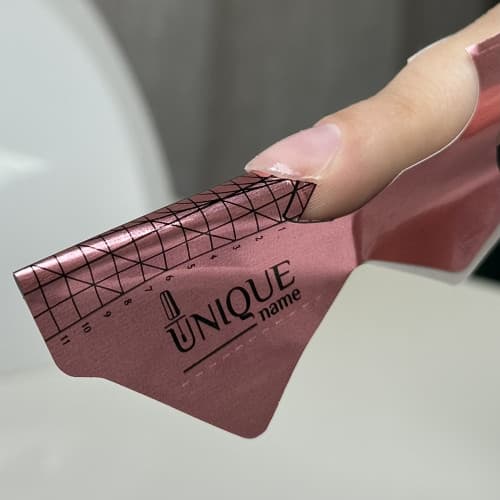 Unique Нижние формы аллюм.128g.100шт/уп. РОЗОВОЕ ЗОЛОТО