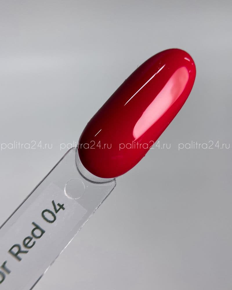 iPerfect, Red color gel 04, 10гр стеклянный флакон с кистью