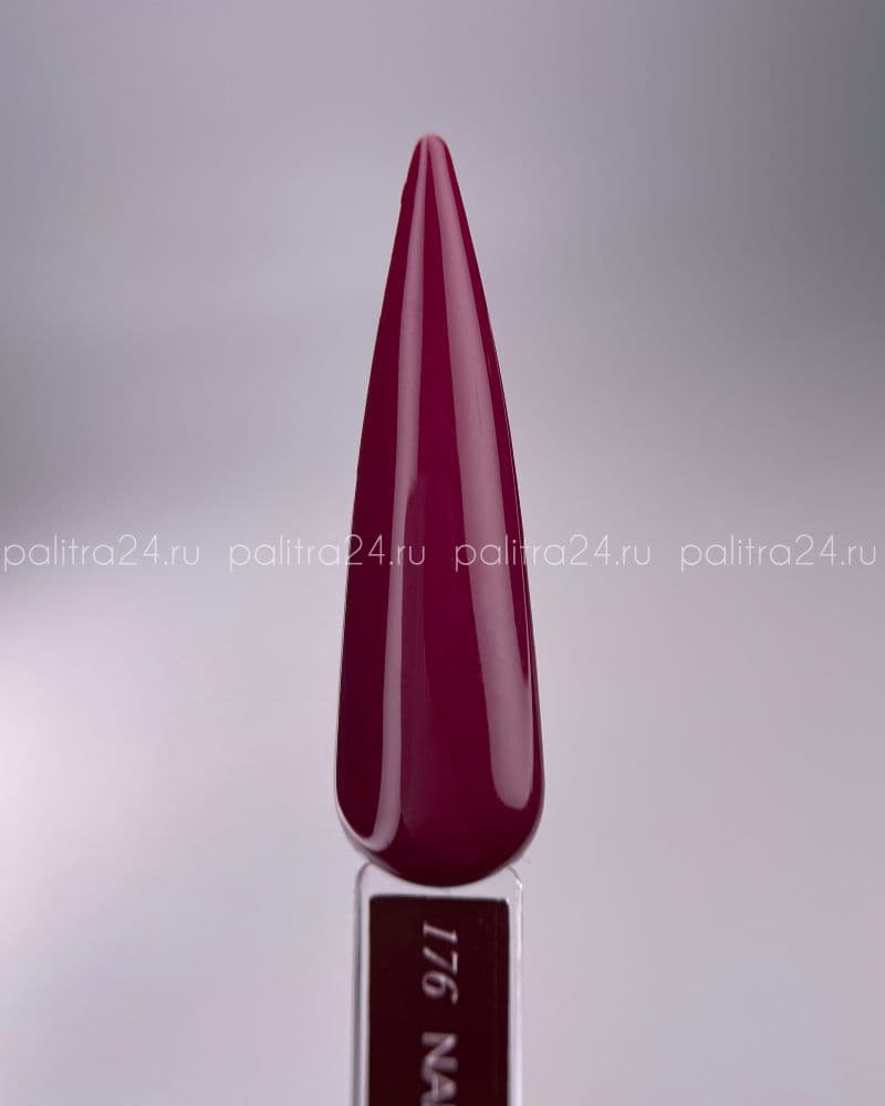 Nail Republic, 176 Cherry lady гель-лак, Темно-алый (10 гр)