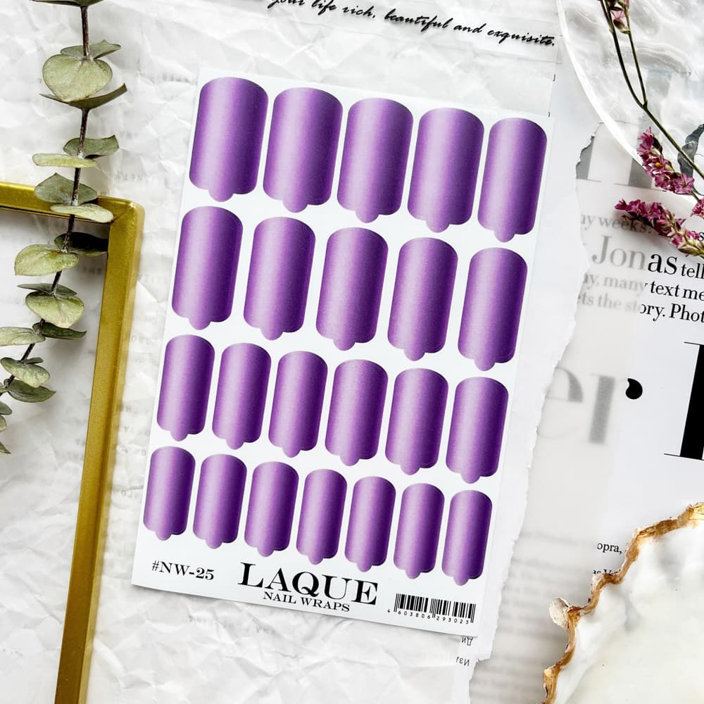 "LAQUE" Пленки NAIL WRAPS №25