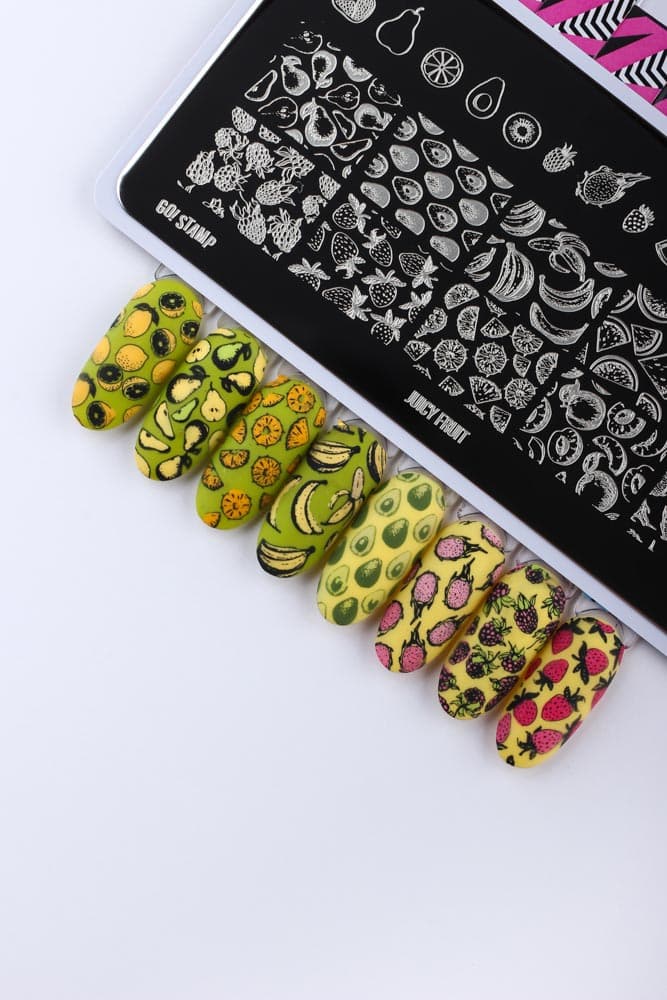 Go! Stamp, Пластина для стемпинга 185 Juicy Fruit