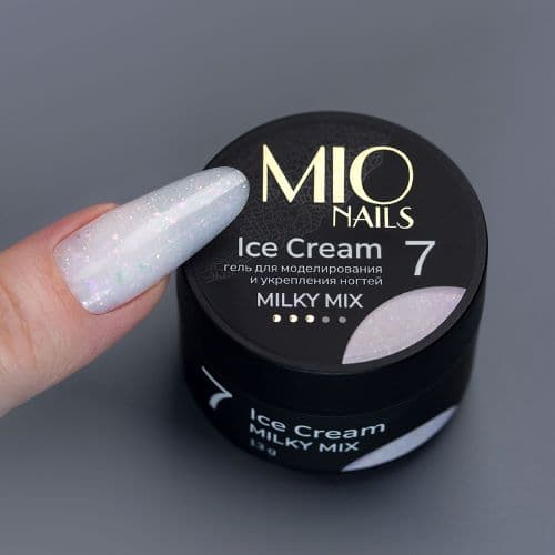 MIO Nails, Гель ICE Cream-MILKY MIX #07 13ml