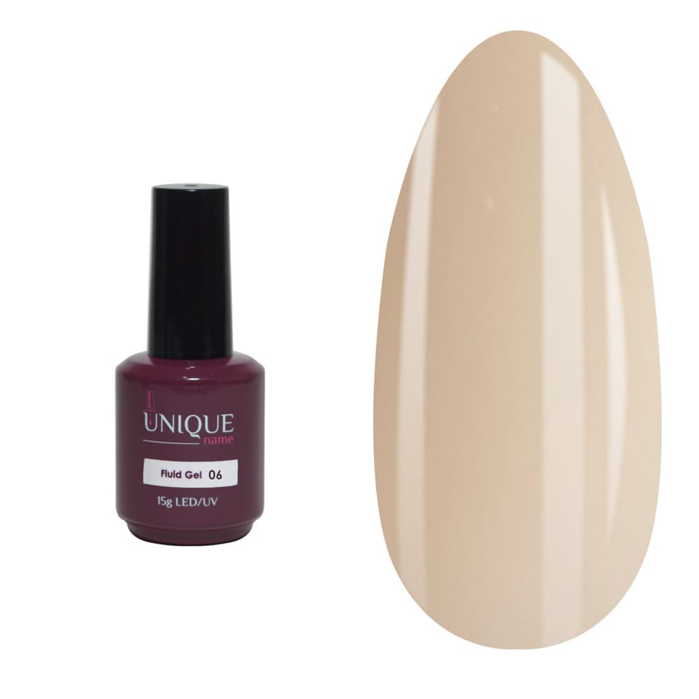 Unique, Гель Флюид 06 (Fluid Gel 06) (15ml)