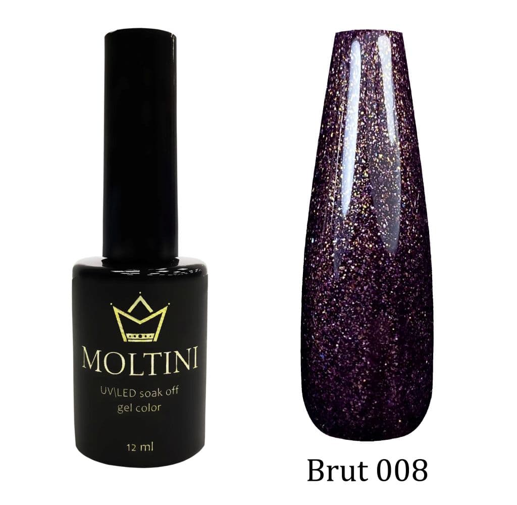 Moltini Гель-лак "Brut" № 008. 12 мл.