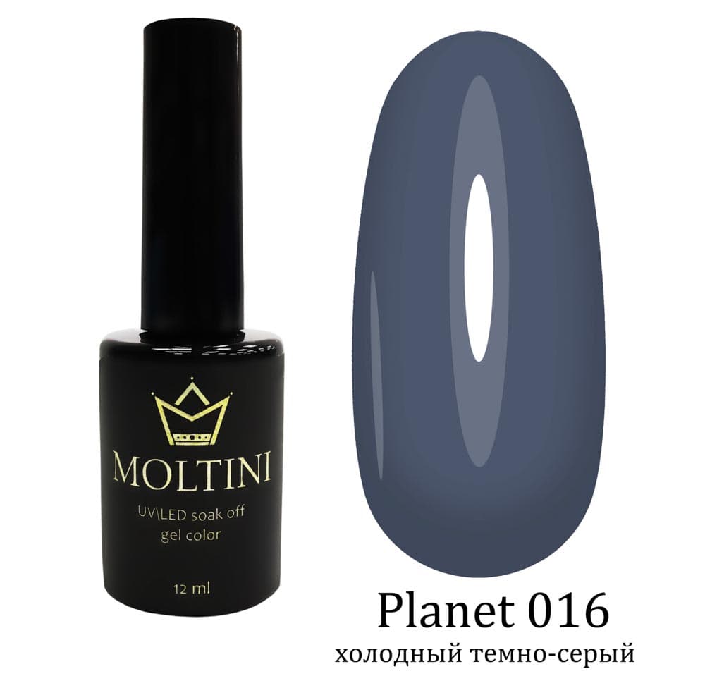 Moltini цветной гель-лак "Planet" 016. 12 мл. #