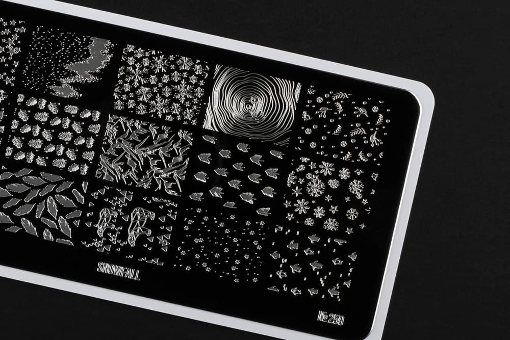 Go! Stamp, Пластина для стемпинга 259 Snowfall
