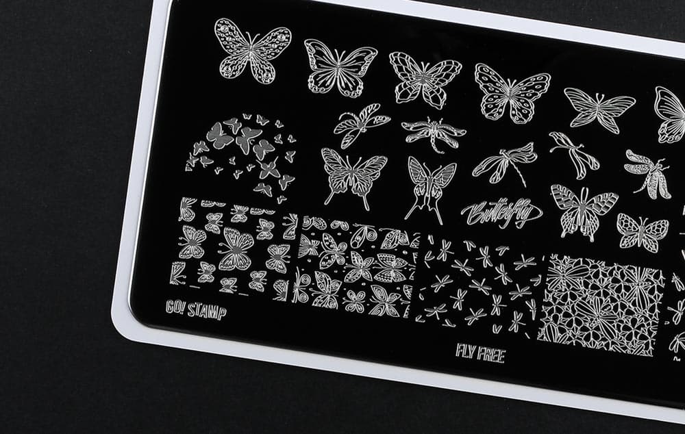 Go! Stamp, Пластина для стемпинга 232 Fly Free