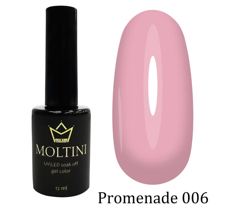 Moltini цветной гель-лак "Promenade" 006. 12 мл. #