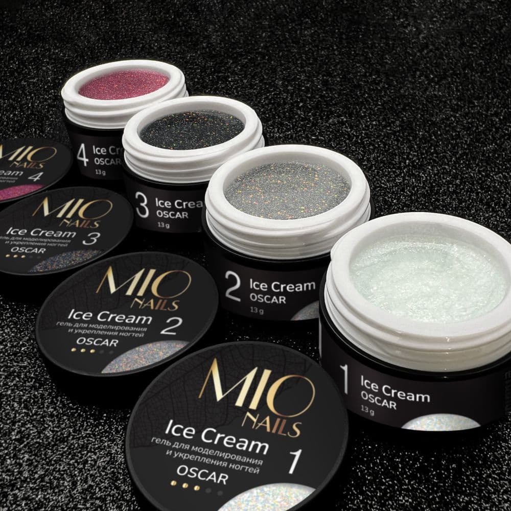 MIO Nails, Гель для моделирования ногтей Ice Cream Gel Oscar- #04 13г
