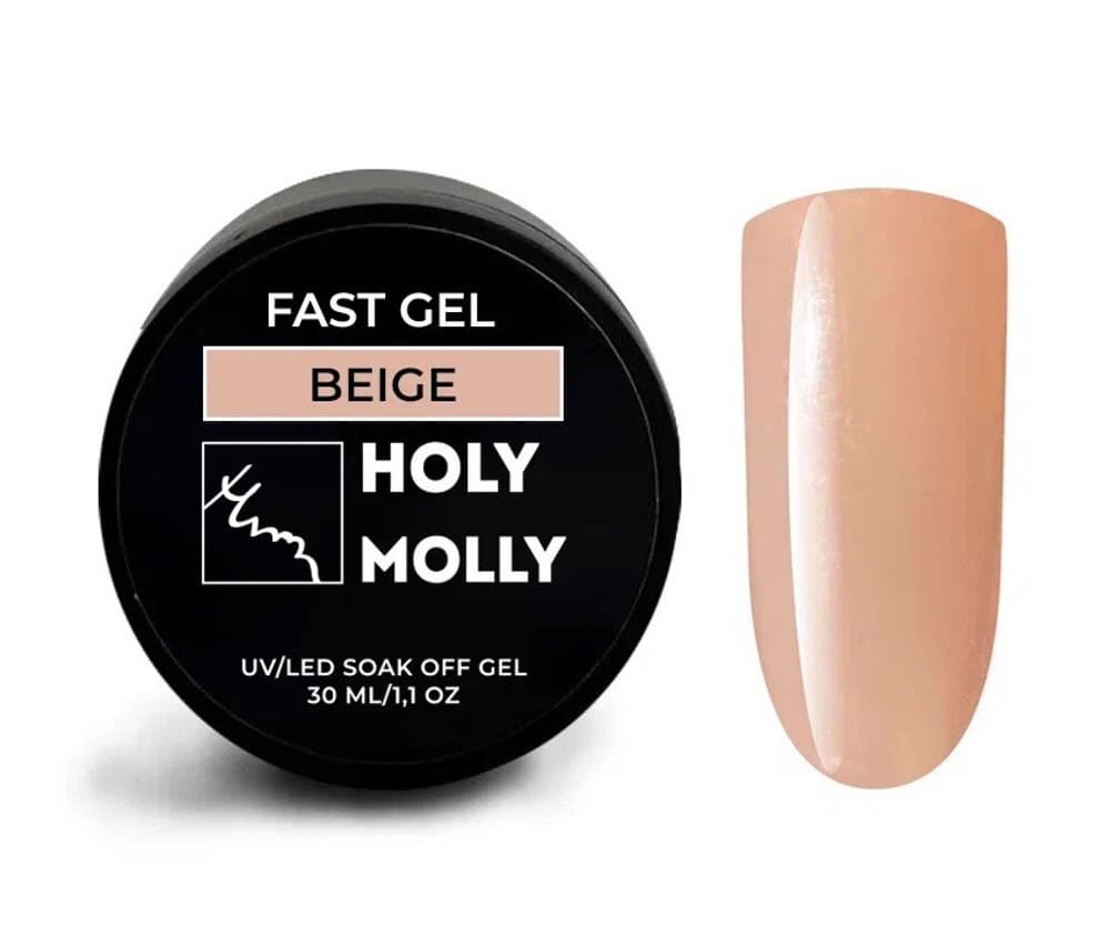 Holy Molly, FAST GEL BEIGE 30ml #