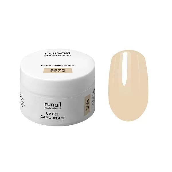 Runail, Камуфлирующий УФ-гель (цвет: Топленое молоко), 15 г №9970
