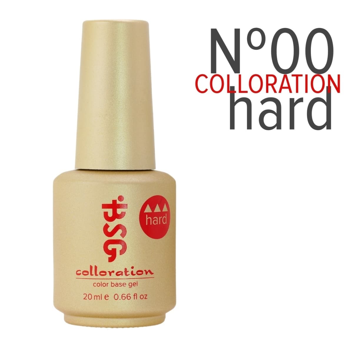 BSG, Жесткая база Colloration Hard №00 - Прозрачный бесцветный (20 мл) #