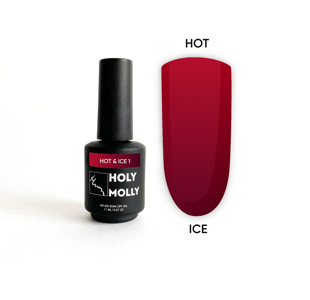Holy Molly, Гель-лак  HOT & ICE №1 11ml #