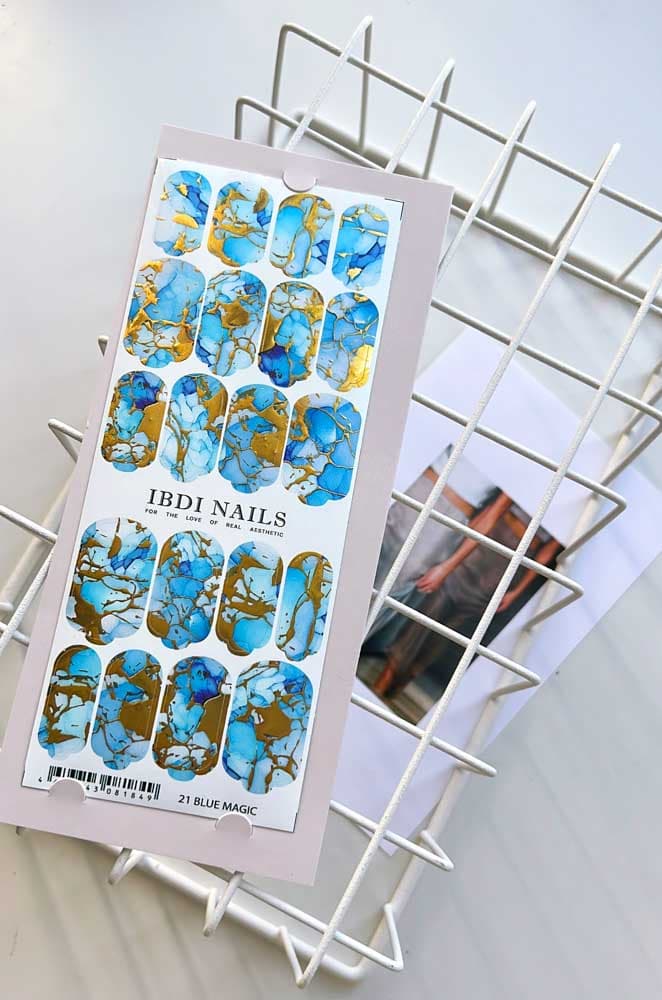 IBDI,  Пленки для маникюра IBDI NAILS 21 BLUE MAGIC