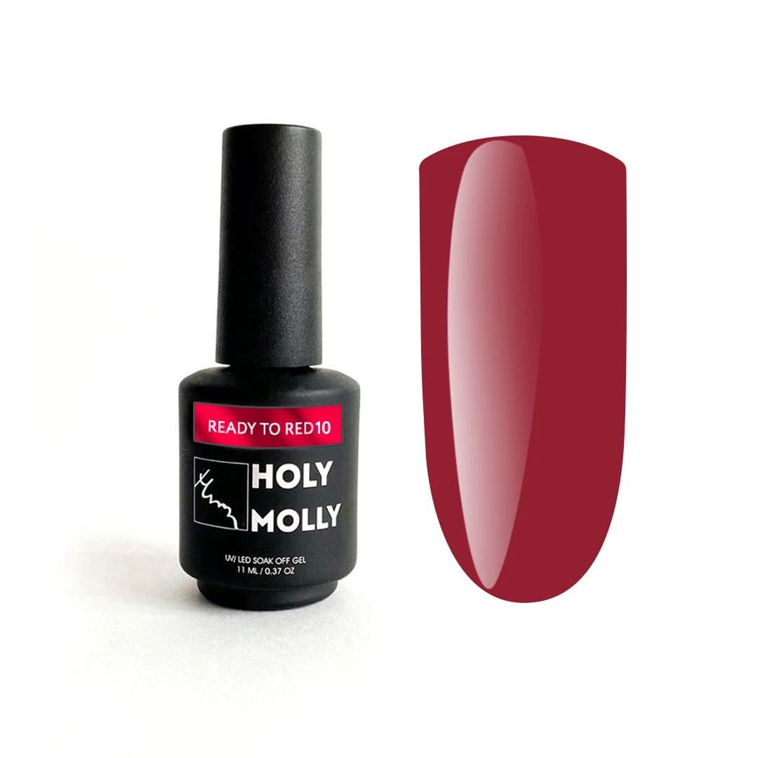 Holy Molly, Гель-лак  Ready to Red  №10 11ml