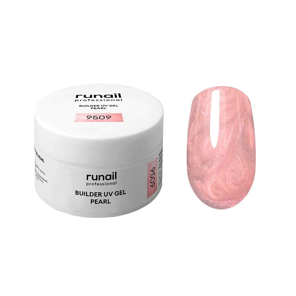 Runail, Моделирующий УФ-гель с жемчужным эффектом BUILDER UV GEL PEARL 15 г №9509