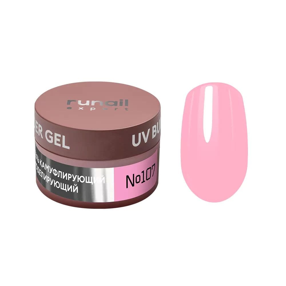 Runail, Гель моделирующий UV BULDER GEL Expert № 107, 15г банка