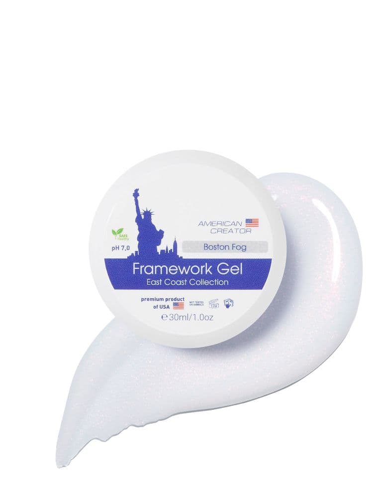 American Creator, Гель для наращивания ногтей East Coast-Framework Gel "Boston Fog" (30ml)