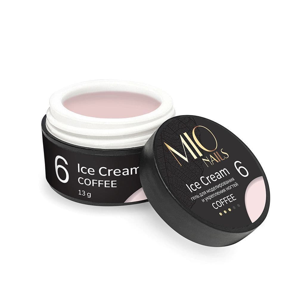 MIO Nails, Гель для моделирования ногтей Ice Cream Coffee- #06 13г