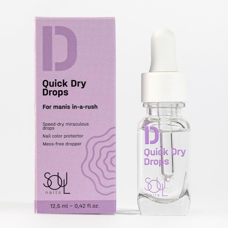 Soul, Уход прозрачный Quick Dry Drops