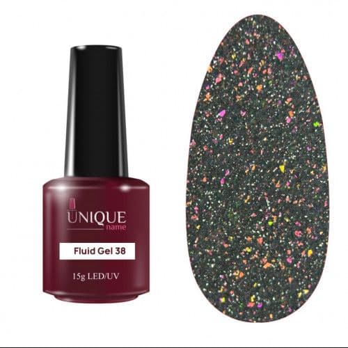 Unique, Гель Флюид 38 (Fluid Gel 38) (15ml)