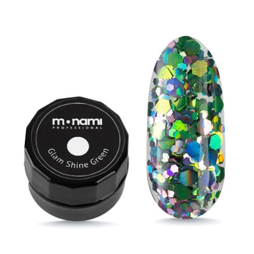 Monami Гель-лак Glam Shine Green, 5г