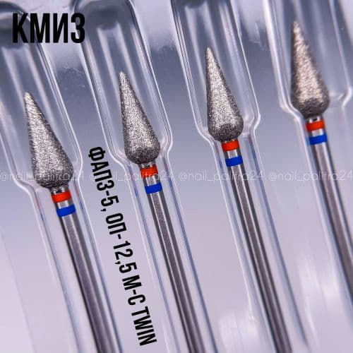 ФРЕЗА №122 КАПЛЯ d h5,0 красносиняя ФАПЗ-5,ОП-12,5 М-С twin КМИЗ 118524