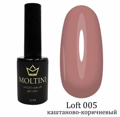 Moltini цветной гель-лак "Loft" 005. 12 мл.