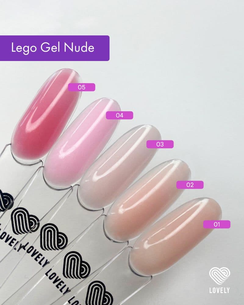 Lovely, Гель для наращивания и укрепления Lego Gel Nude 05, 15 ml