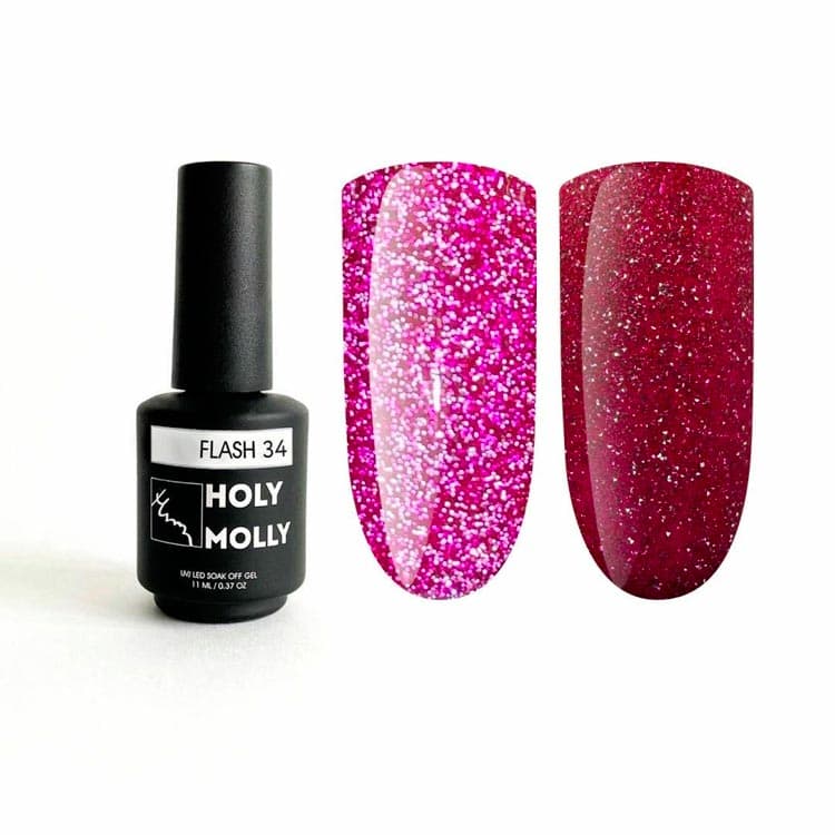 Holy Molly, Гель-лак   FLASH №34 11ml