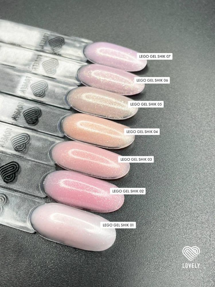 Lovely, Гель для наращивания и укрепления Lego Gel Shik 07, 15 ml