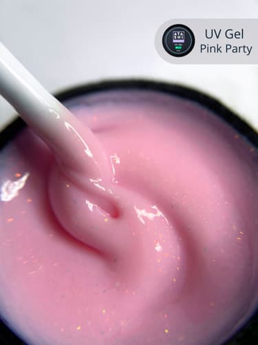 ATASHI Smart Uv gel, Party pink ,15мл