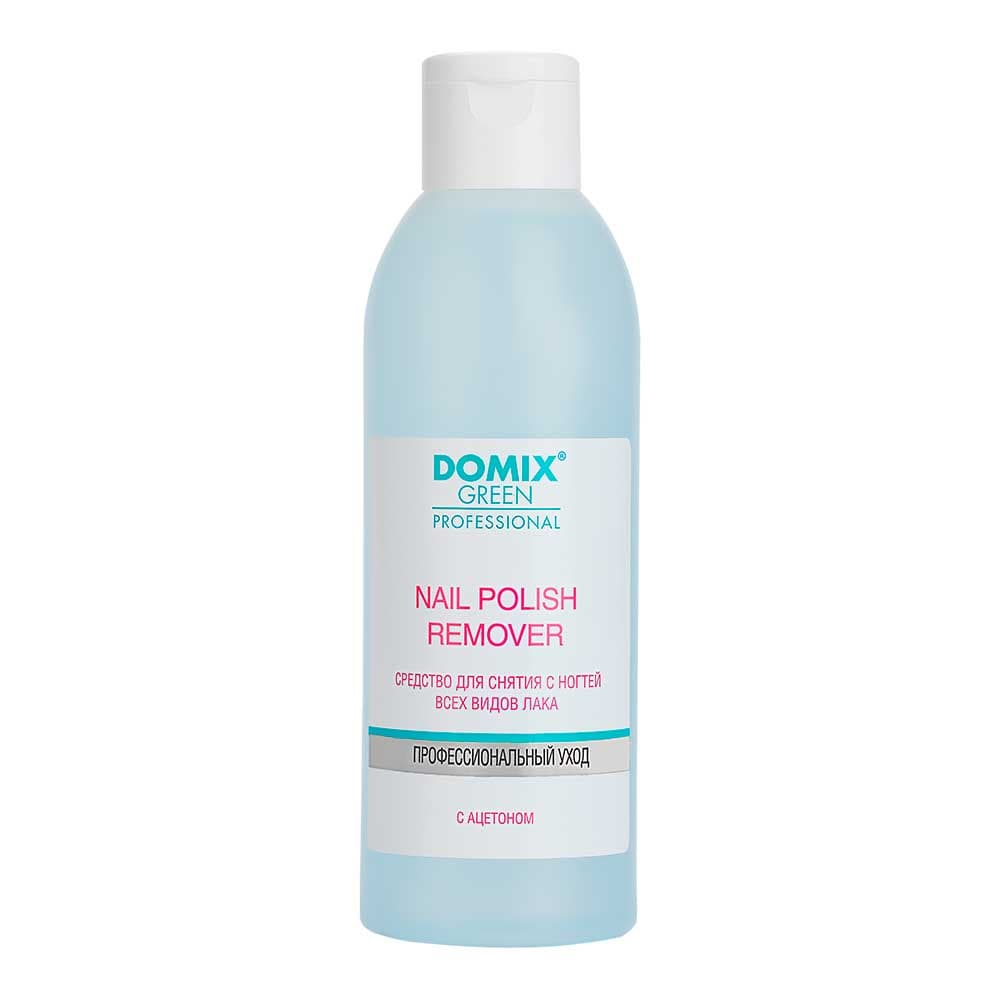Domix, Nail Polish Remover Средство для снятия лака с ацетоном 200 мл