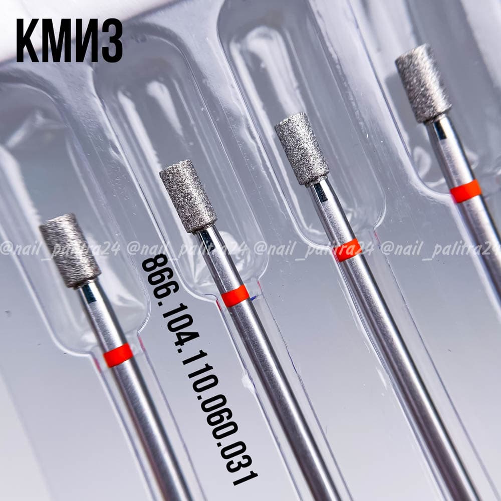 ФРЕЗА №63 ЦИЛИНДР d3,1 h6,0 красная ГСАЦ-3,1П-6 М КМИЗ 118049
