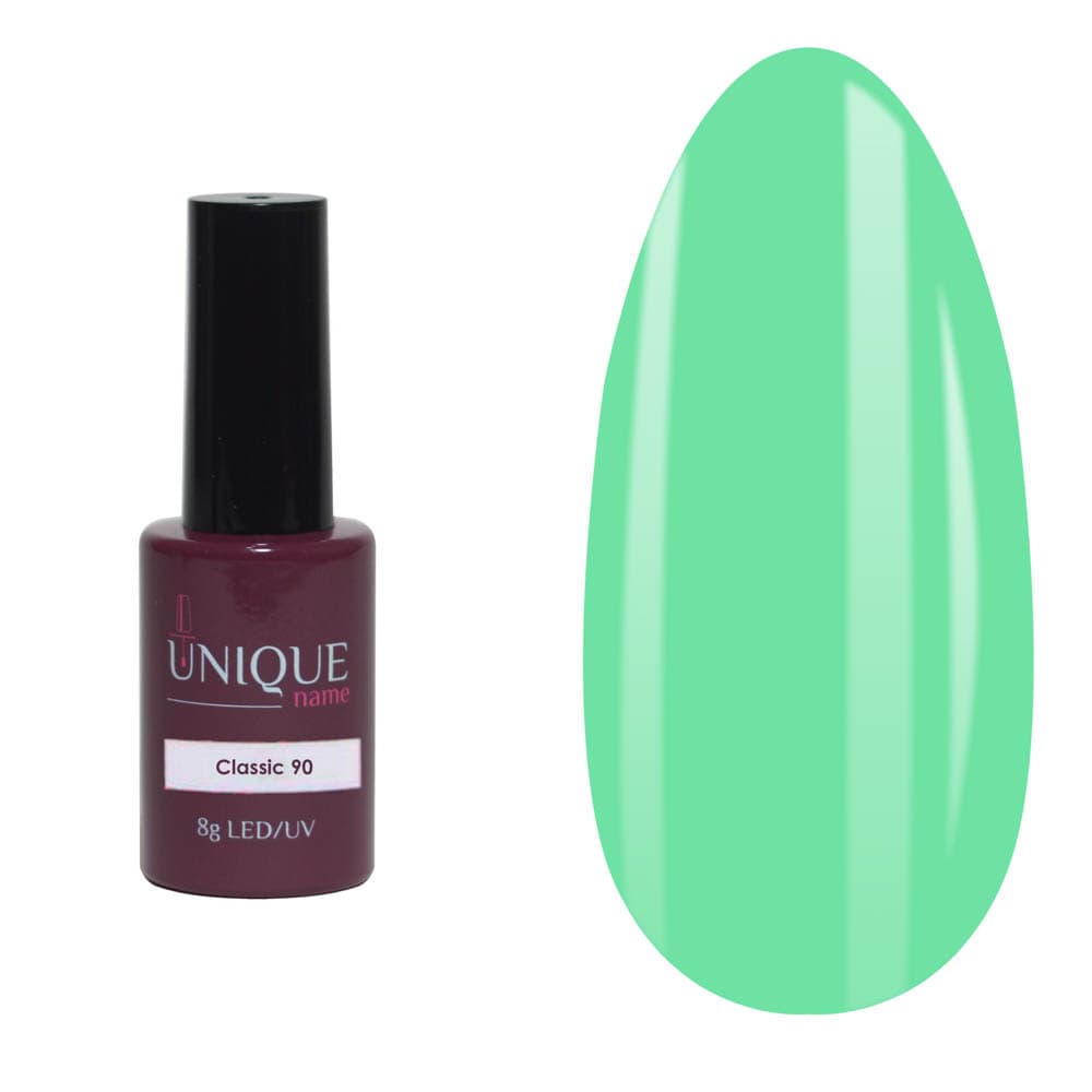 Unique, Гель-лак Классик 90 (Classic №90) (8ml). #