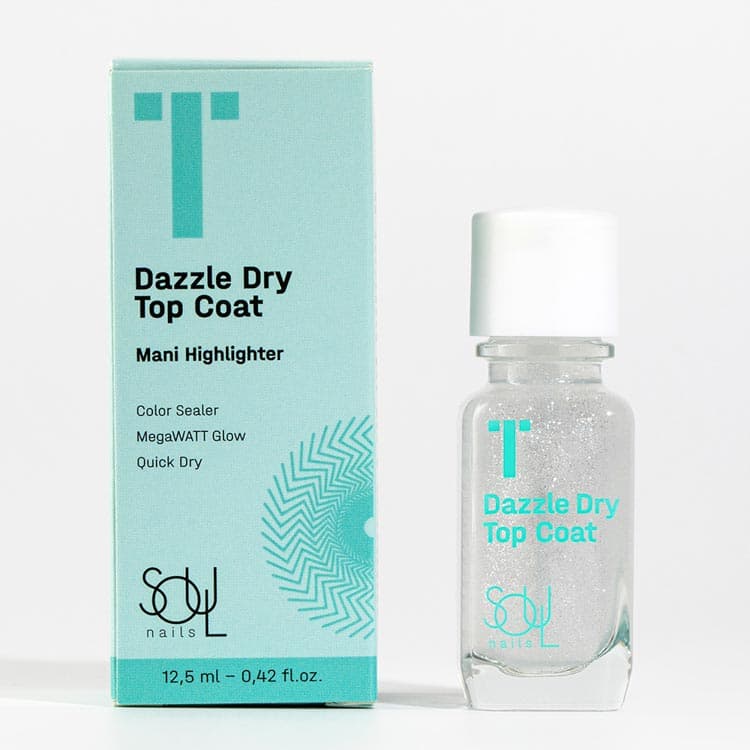 Soul, Уход прозрачный Dazzle Dry Top Coat