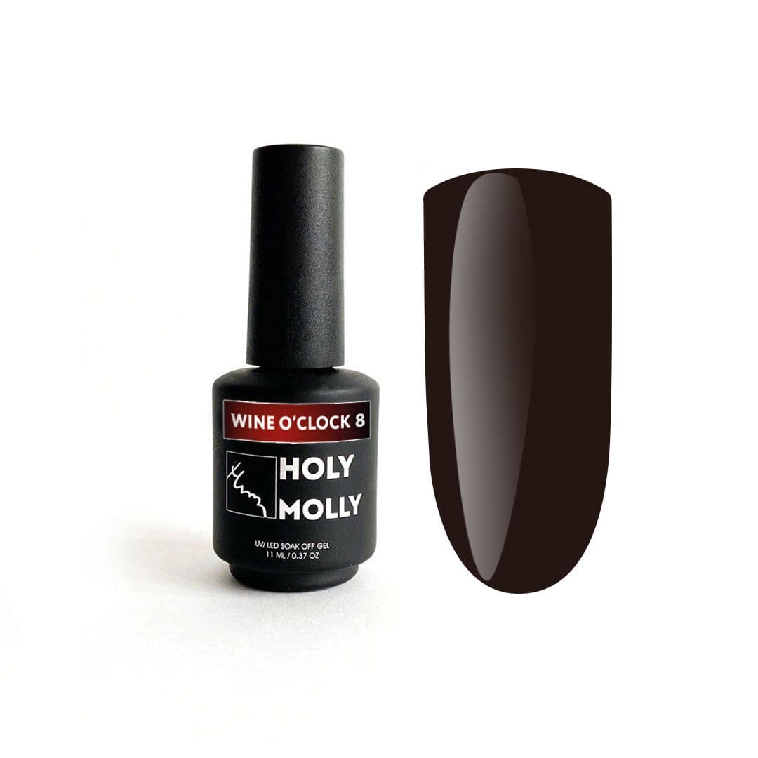 Holy Molly, Гель-лак   Wine O*Clock №8 11ml