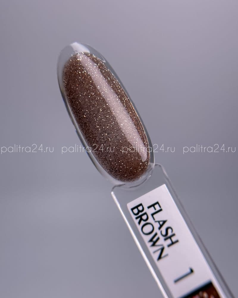 КИРА гель-лак FLASH BROWN 001 10 мл.