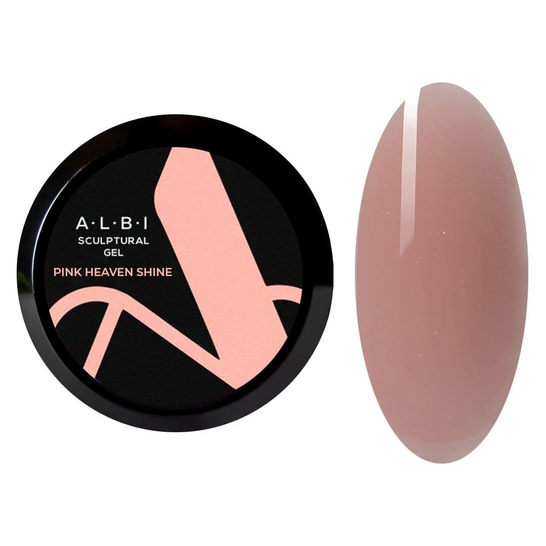 ALBI, Гель скульптурный Pink Heaven Shine,30ml