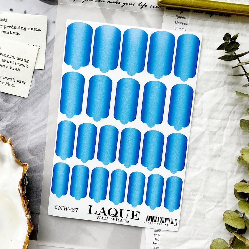 "LAQUE" Пленки NAIL WRAPS №27