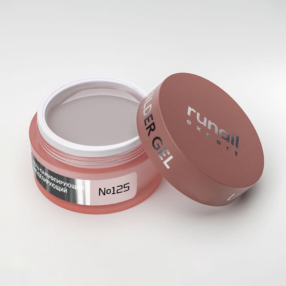 Runail, Гель моделирующий UV BULDER GEL Expert № 125, 50г банка