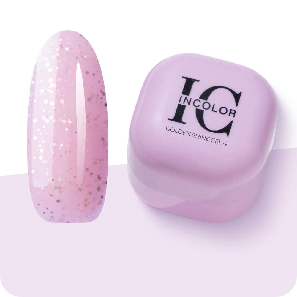 Incolor, Гель Золотой блеск Golden Shine Gel №4 15 г