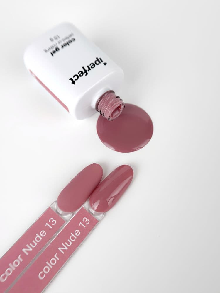 iPerfect, Nude color gel 13 - гель-лак для ногтей 10гр