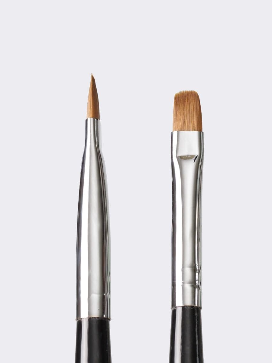 Nail Republic, Кисть №12 для геля с закругленным ворсом (0,9 см)