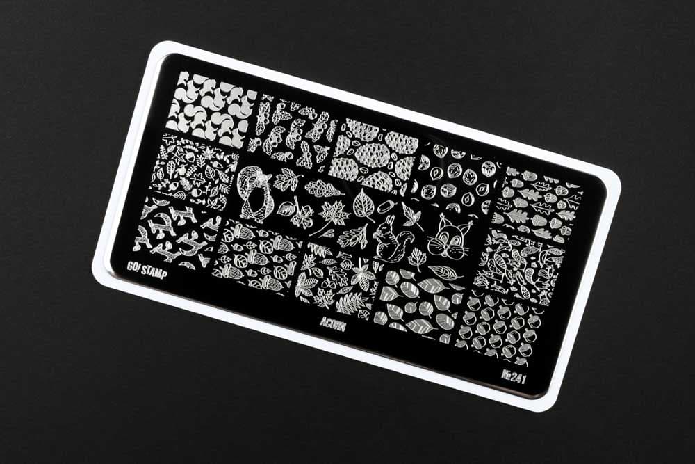 Go! Stamp, Пластина для стемпинга 241 Acorn