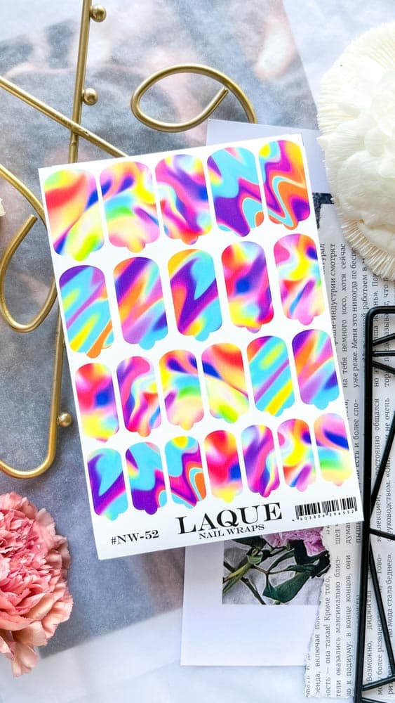 "LAQUE" Пленки NAIL WRAPS №52