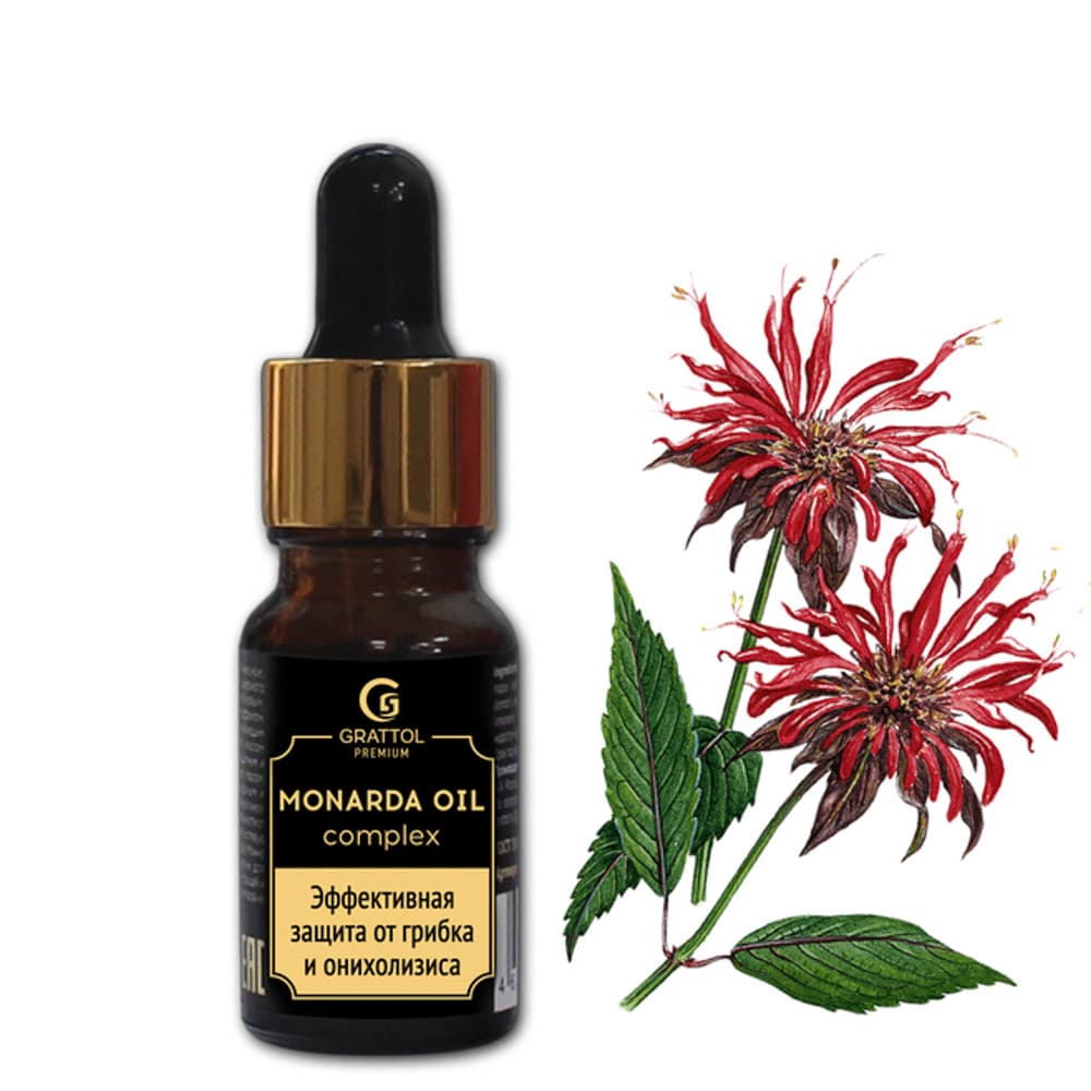 Grattol Premium Cuticle oil Monarda 10ml