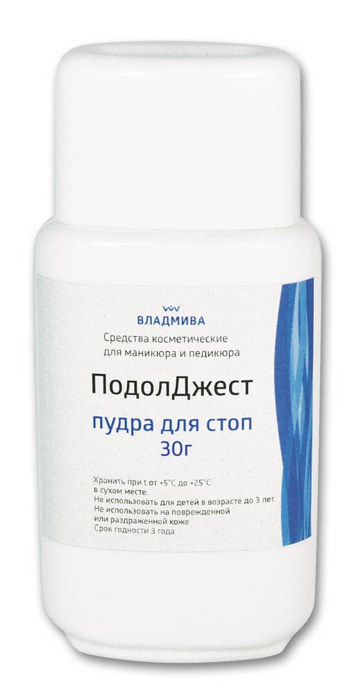 ВладМива, ПодолДжест пудра для стоп 30гр #